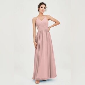 Elegant Pink Maxi Dress